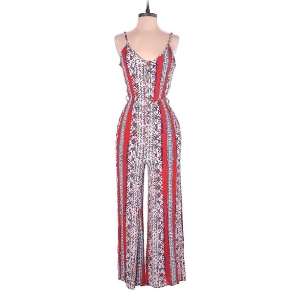 Iris Tribe Print Jumpsuit | SIZE M - Picture 1 of 4